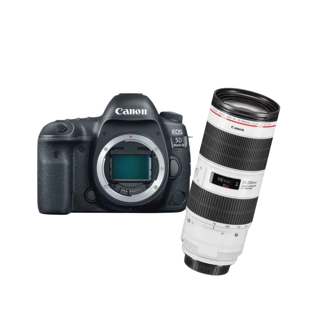 KIT Câmera Canon Dslr EOS 5D Mark IV + Lente Canon 70-200MM F2.8