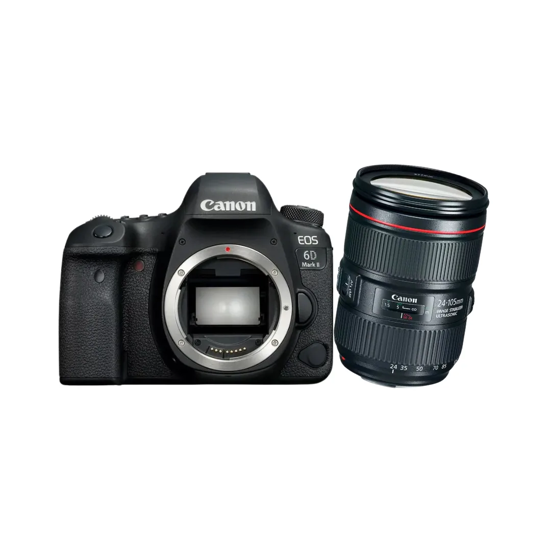 KIT Câmera Canon Dslr EOS 6D Mark LL +lente Canon EF 24-105MM F/4L