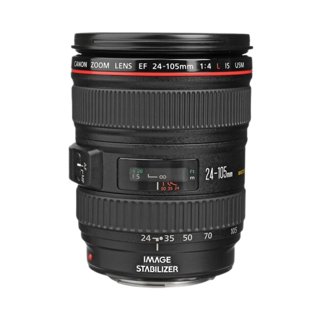 Lente Canon EF 24-105MM F4 L IS USM — Aluguel em Locadora Fotográfica