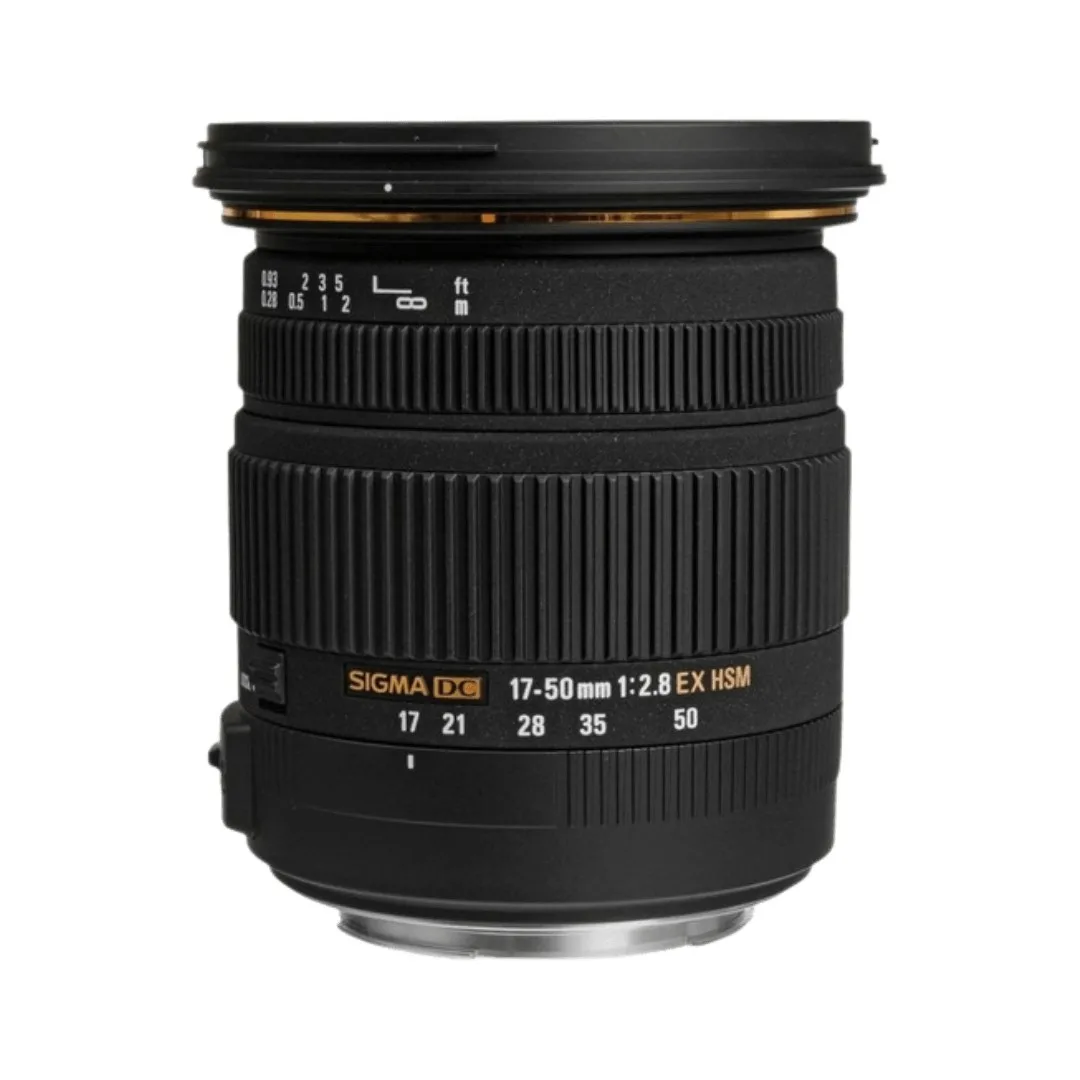 SIGMA 17-50mm F2.8 EX DC OS HSM（Canon) Lente Sigma 17-50MM F2.8 EX DC OS HSM para Canon — Aluguel em