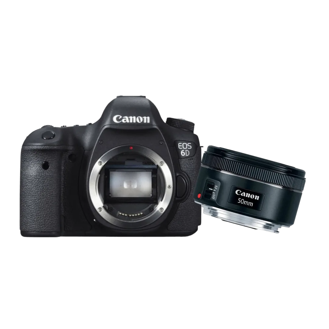 eos6D ＋ ef50mm f1.8 セット KIT Câmera Canon Dslr EOS 6D + Lente Canon EF 50MM F/1.8 STM