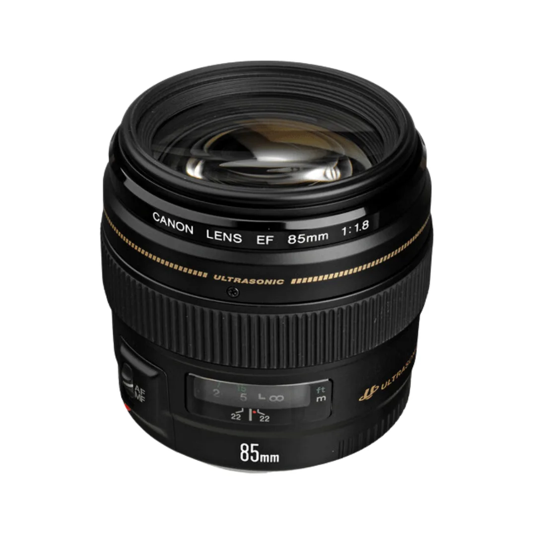 Lente Canon EF 85MM F1.8 USM — Aluguel em Locadora Fotográfica